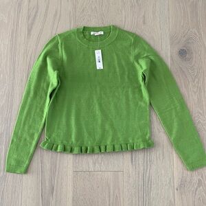 Joe Fresh Pistachio Green Long Sleeve Sweater